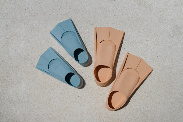 Kids Swim Fins - Dove Blue